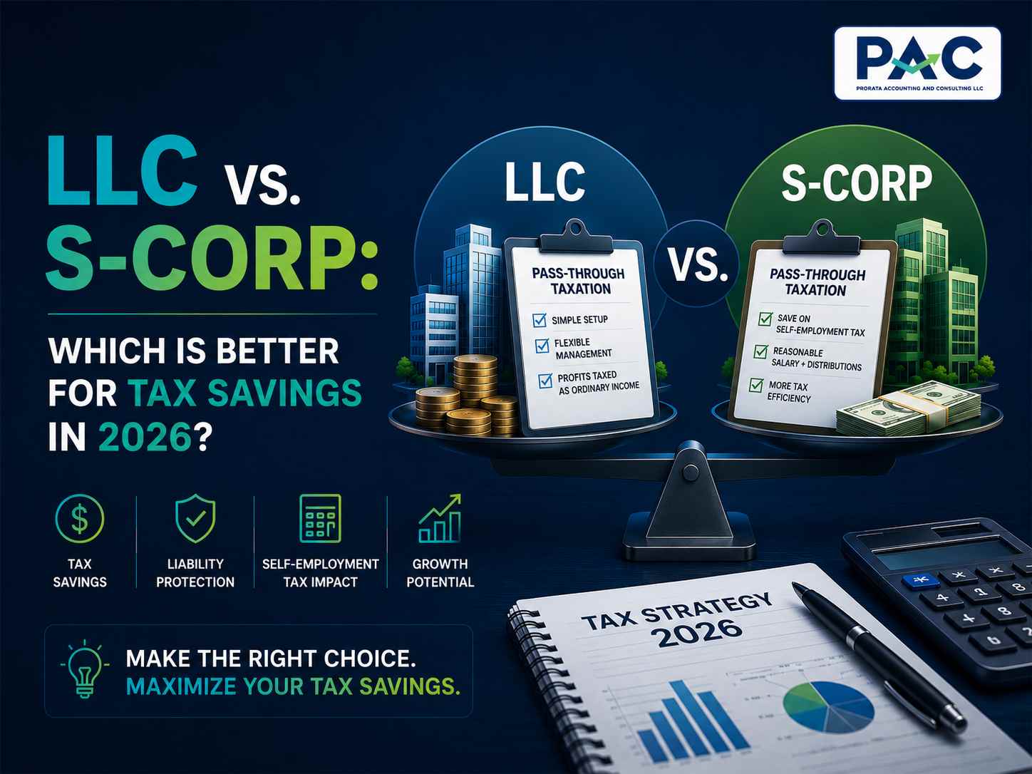 LLC vs. S-Corp: Which Is Better for Tax Savings in 2026?